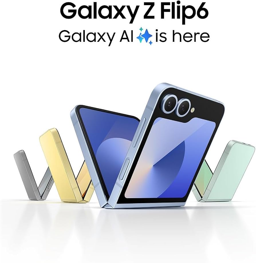 Samsung Galaxy Z Flip6, AI Smart Phone, Android Smartphone